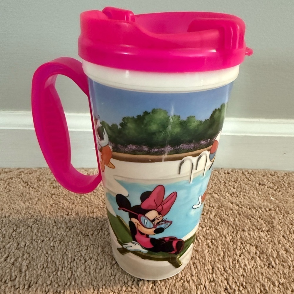 Walt Disney World | Pink, White, Blue Collectible Mug Vintage WDW
